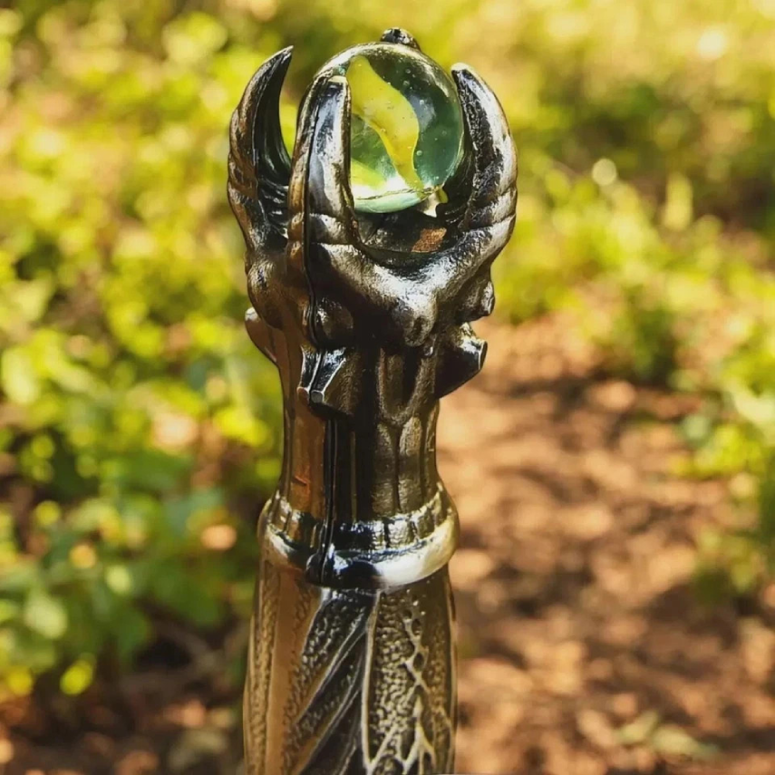 Custom Handmade Damascus Steel Fantasy Sword | Forged Witcher &amp; Dragon Style Movie Replica Sword | Premium Cosplay Collectible &amp; Tactical Sword